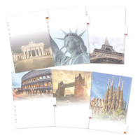 HERMA 19431 - Mehrfarben - Karton - A4 - 230 mm - 305 mm - 6 Stück(e)