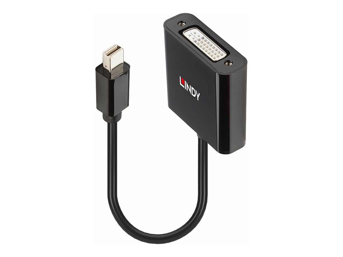 Lindy 41736 Kabeladapter Mini DisplayPort DVI-D Schwarz