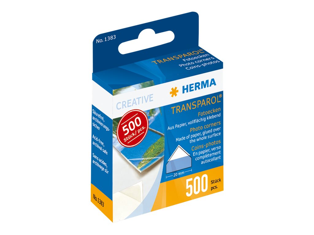 HERMA Transparol Fotoecken 500 St.