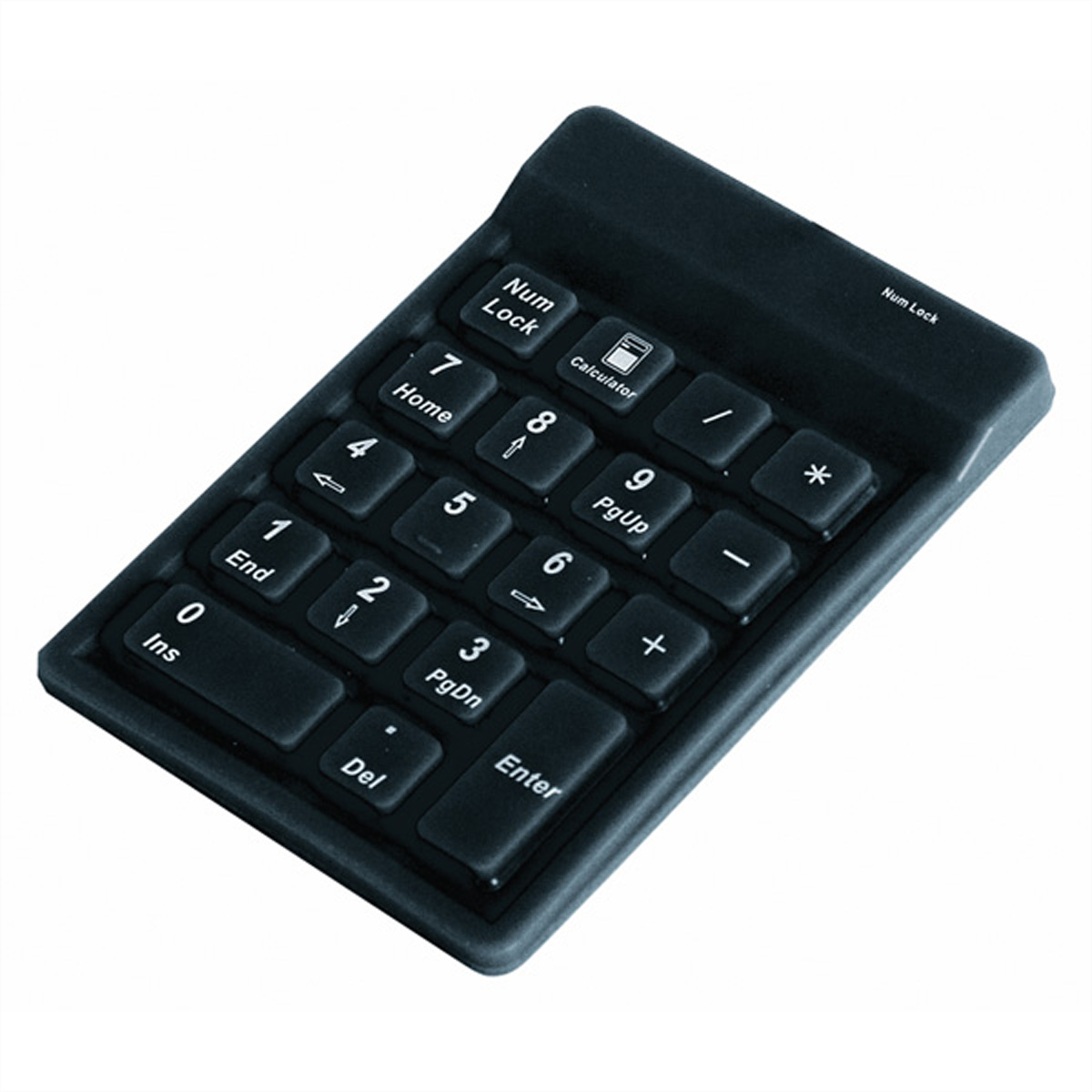 KeySonic ACK-118BK Numerische Tastatur Universal USB Schwarz