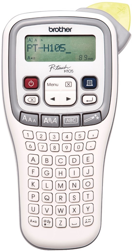 Brother PT-H105 Etikettendrucker Wärmeübertragung 180 x 180 DPI 20 mm/sek TZe ABC