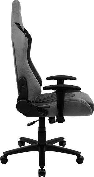 Aerocool DUKE AeroSuede - Universal-Gamingstuhl - 150 kg - 125 kg - Nylon - Stahl - Schwarz - Grau