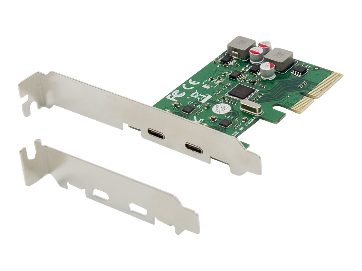 Conceptronic EMRICK 2-Port USB 3.2 Gen 2 Typ-C PCI-Express-Karte, selbstversorgt