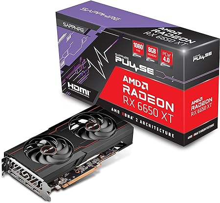 Sapphire PULSE AMD RX 6650 XT GAMING OC - 8.192 MB