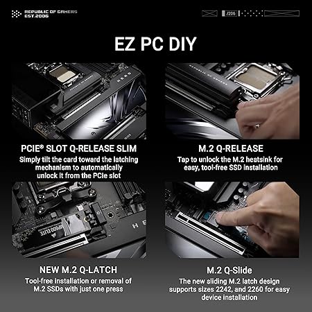 ASUS ROG CROSSHAIR X870E HERO AMD X870E Sockel AM5 ATX ASUS ROG CROSSHAIR X870E HERO AMD X870E Sockel AM5 ATX
