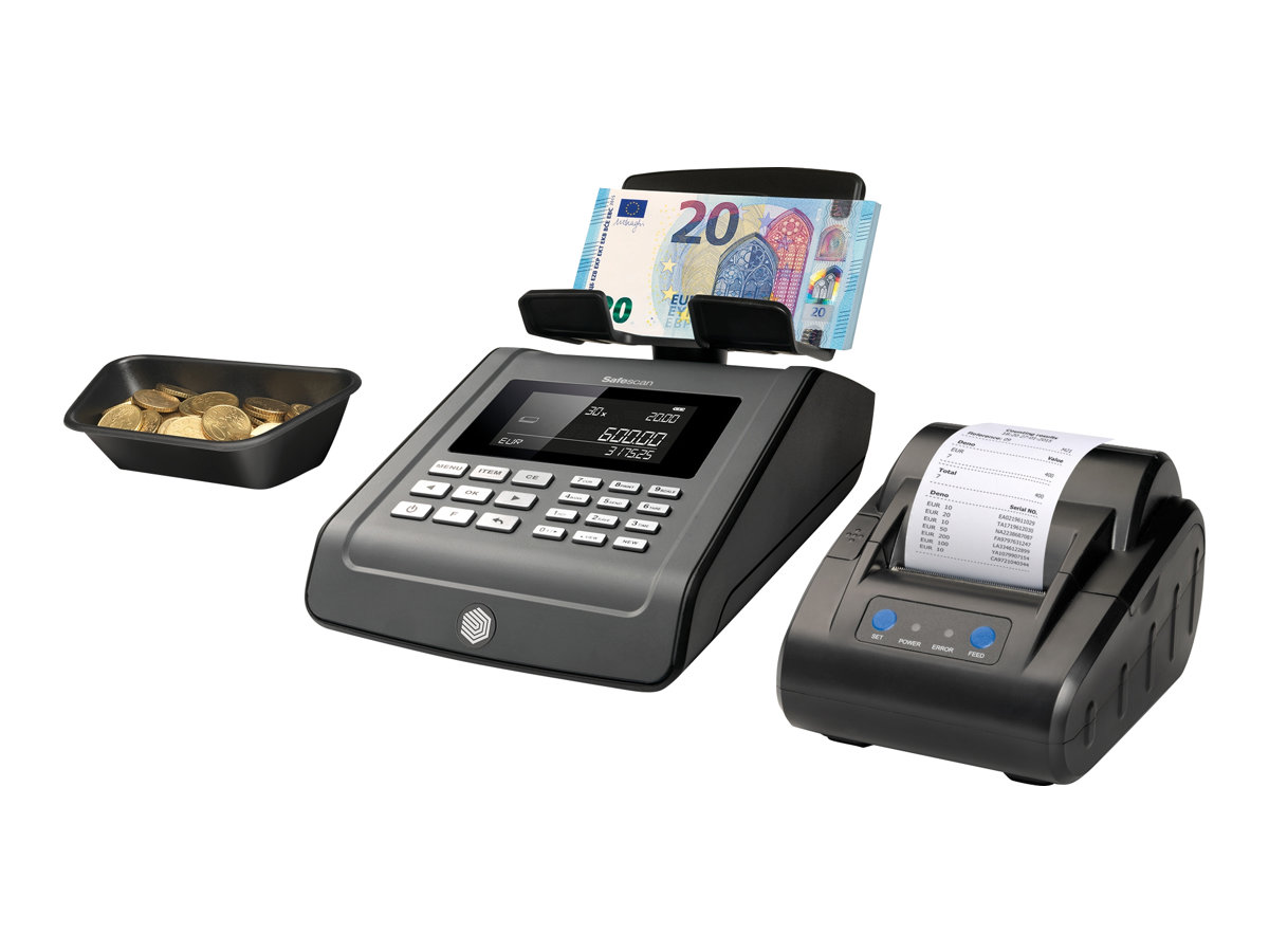 Safescan 134-0535 Handdrucker Schwarz Kabelgebunden AC Safescan 134-0535 Handdrucker Schwarz Kabelgebunden AC