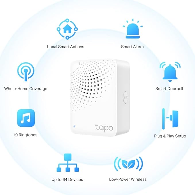 TP-Link Tapo Intelligenter Hub mit Alarmfunktion TP-Link Tapo Intelligenter Hub mit Alarmfunktion