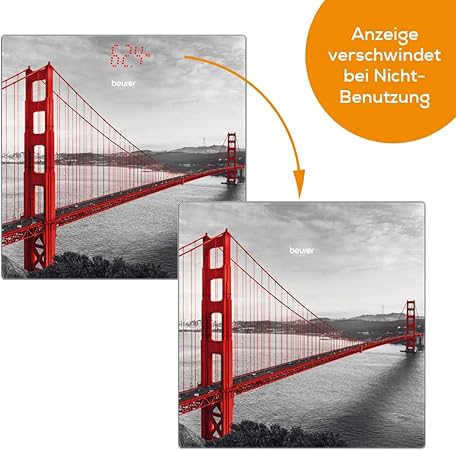 Beurer GS 215 San Fransisco Design Glaswaage Beurer GS 215 San Fransisco Design Glaswaage