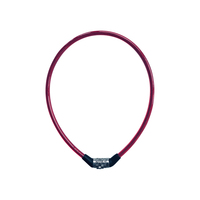 Rieffel 8-650C RED - Kabelschloss - Schwarz - Rot - Stahl - 4-stellige Kombination - 65 cm - 150 g