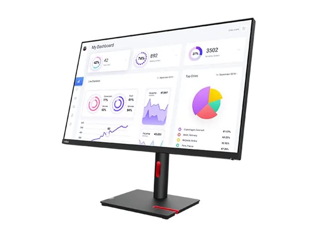Lenovo ThinkVision T32p-30 LED display 80 cm (31.5") 3840 x 2160 Pixel 4K Ultra HD Schwarz
