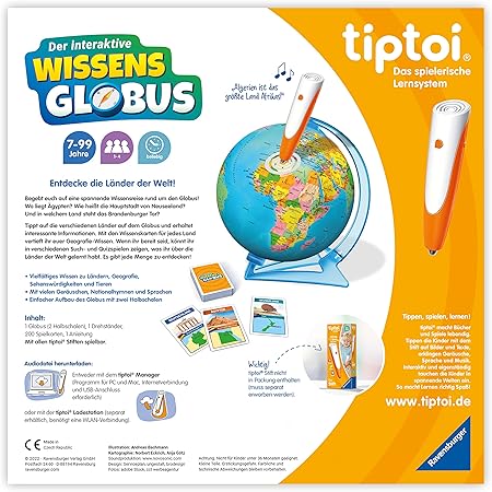 Ravensburger tiptoi         Der interaktive Wissens-Globus