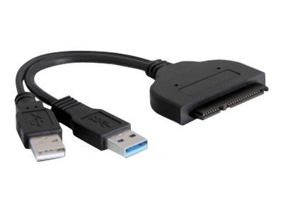 Delock Converter SATA 22 pin > USB 3.0-A male + USB 2.0-A male - Speicher-Controller - 2.5" (6.4 cm)