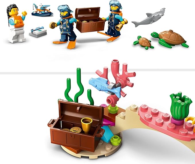 LEGO® 60377 - City Meeresforscher-Boot (182 Teile)