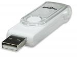 Manhattan Multi-Card Reader/Writer 24-in-1 Kartenleser USB 2.0 Weiß