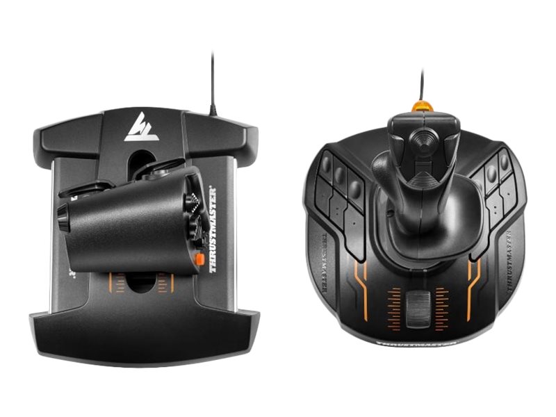 Thrustmaster T-16000M FCS Hotas Schwarz, Orange USB Joystick Analog / Digital MAC, PC