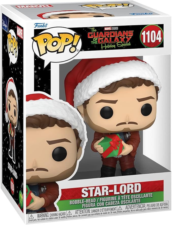 Funko Pop! Figur GuardiansoftheGalaxy Star-Lord XMAS 10cm