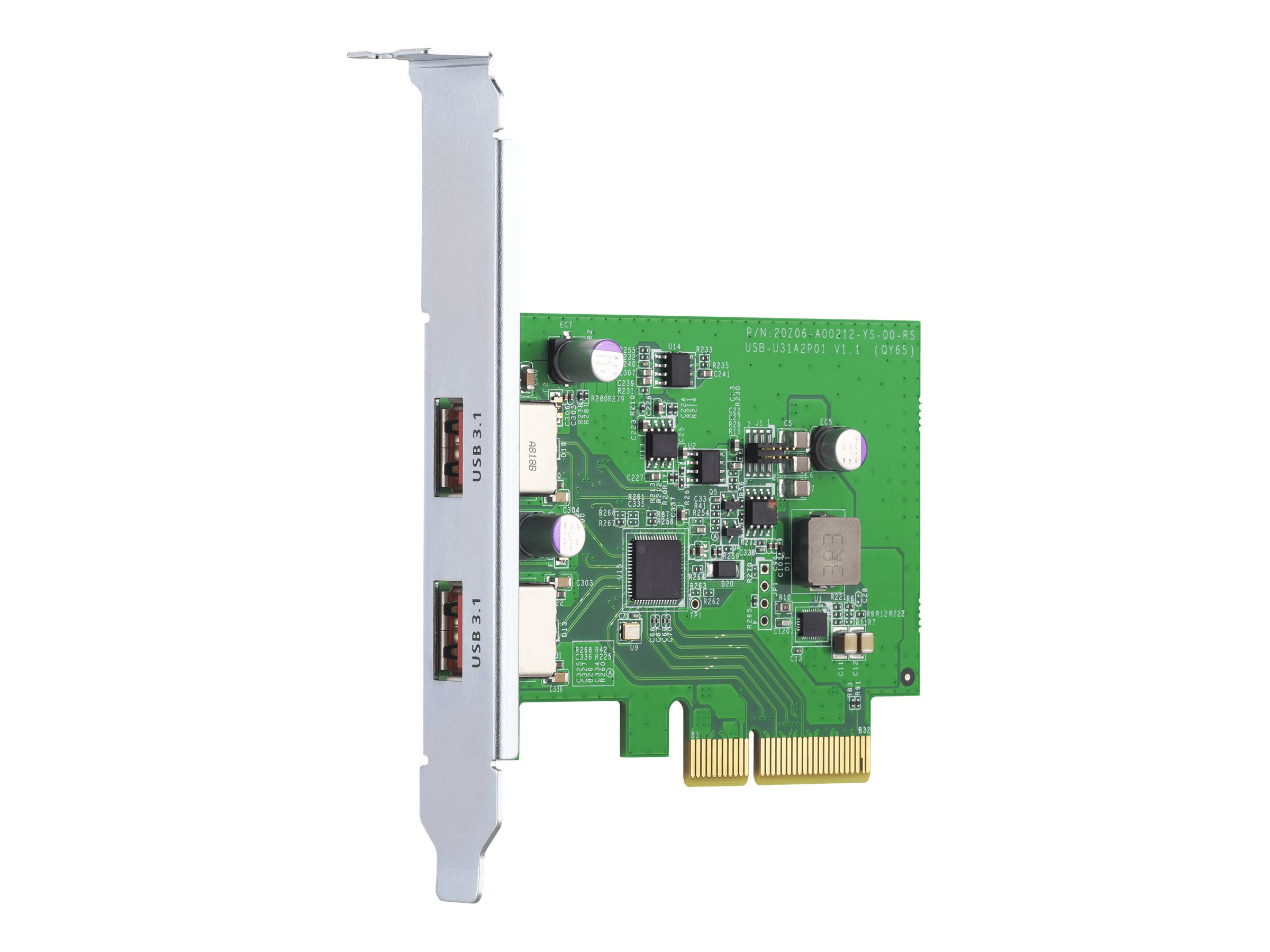QNAP QXP-10G2U3A - USB-Adapter - PCIe 2.0 x2 Low-Profile QNAP QXP-10G2U3A - USB-Adapter - PCIe 2.0 x2 Low-Profile