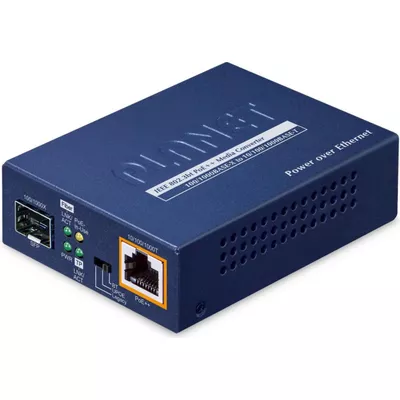 PLANET 1-Port 100/1000X SFP to Netzwerk Medienkonverter 1000 Mbit/s Blau