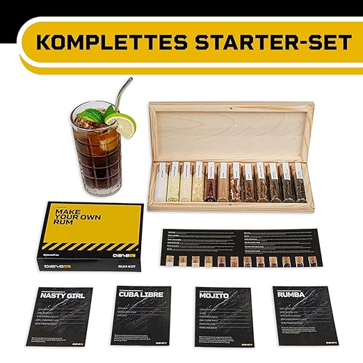 DIBYS SET ZUM SELBERMACHEN VON RUM 12 REAGENZGL. MHD 12/26