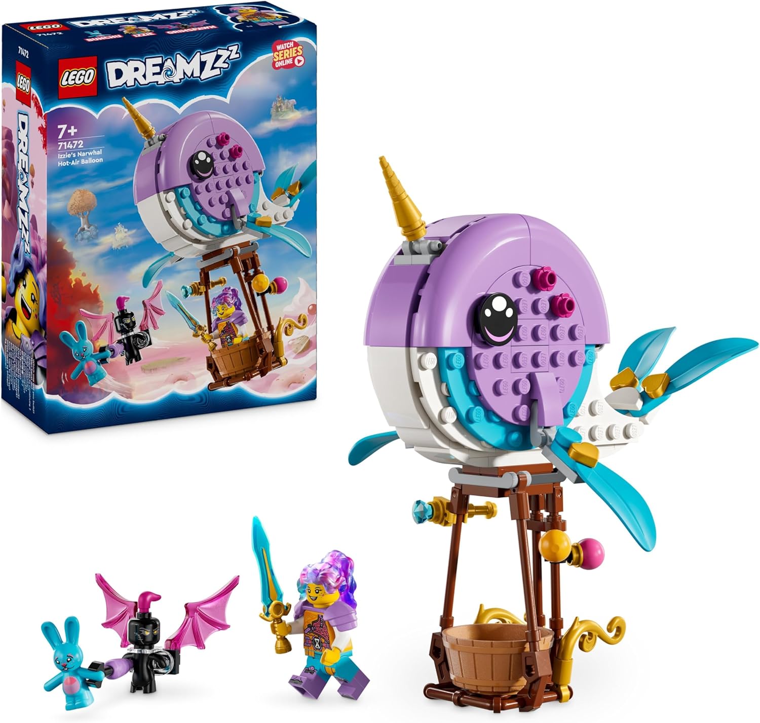 LEGO Dreamzz Izzies Narwal-Heißluftballon             71472