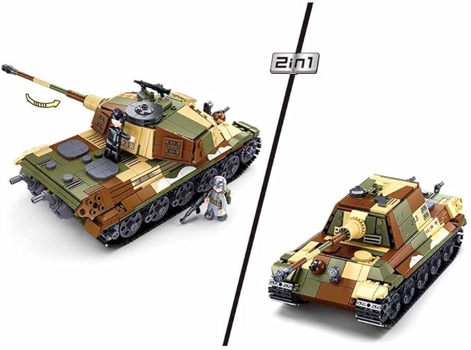Sluban M38-B0980 - Army Battle of Budapest - Großer Deutsche Panzer 2in1 Sluban M38-B0980 - Army Battle of Budapest - Großer Deutsche Panzer 2in1