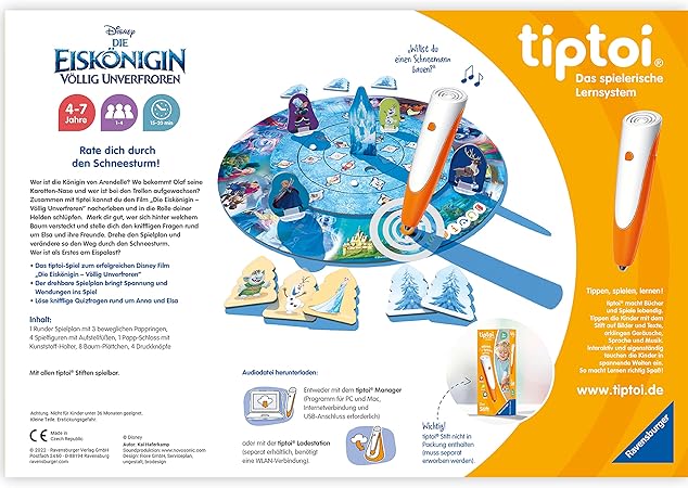 Ravensburger tiptoi Eiskönigin D.v.Wettlaufspiel (ohne Stift) Ravensburger tiptoi Eiskönigin D.v.Wettlaufspiel (ohne Stift)