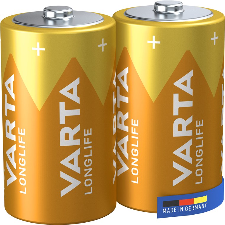 Varta Longlife 04120 - Batterie 2 x D - Alkalisch