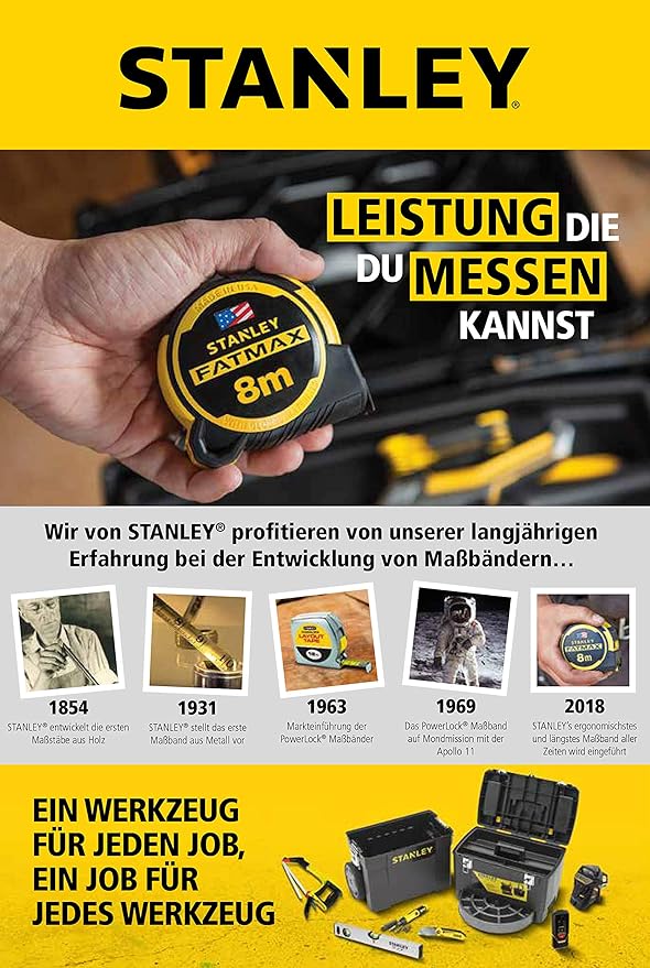 Stanley Bandmaß FatMax 2m/13mm