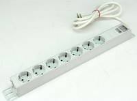 Rittal Steckdosenleiste 48,3cm 7fach ohne Schalter 230V/16A