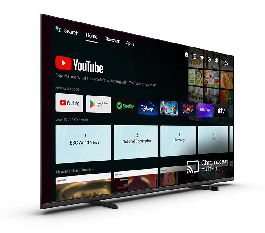 Philips 50HFL4518U/12 Gästefernseher 127 cm (50") 4K Ultra HD 350 cd/m² Smart-TV Schwarz 20 W
