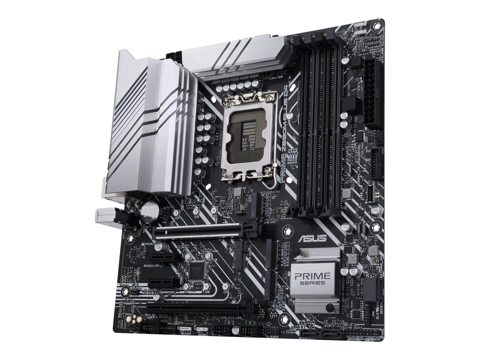 ASUS PRIME Z690M-PLUS D4 Intel Z690 LGA 1700 micro ATX ASUS PRIME Z690M-PLUS D4 Intel Z690 LGA 1700 micro ATX
