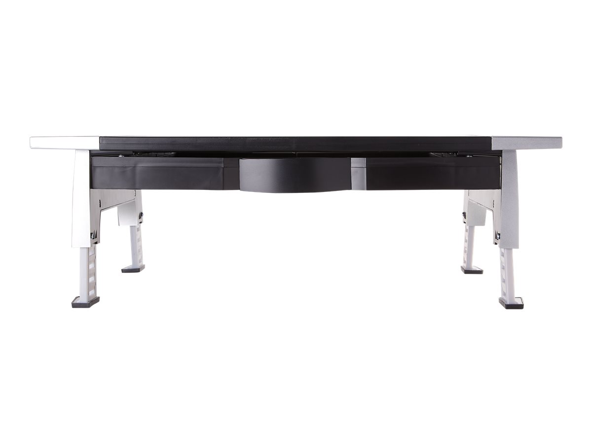 Fellowes Office Suites 71,1 cm (28") Tisch/Bank Schwarz, Silber