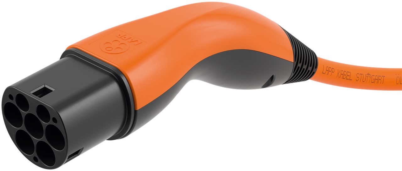 Ladekabel Typ 2, bis zu 11 kW, 5 m, orange Ladekabel Typ 2, bis zu 11 kW, 5 m, orange