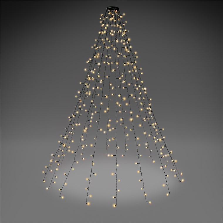 400 LED-Baummantel mit Ring, 16x 1,5 m