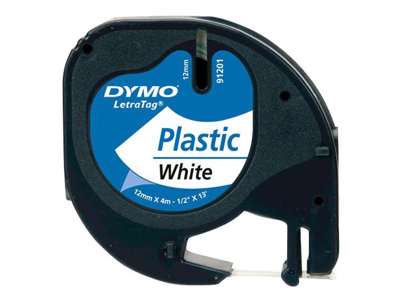 DYMO 12mm LetraTAG Plastic tape Etiketten erstellendes Band