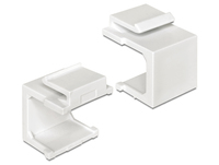 Delock Modulareinsatzkappe - weiß (Packung