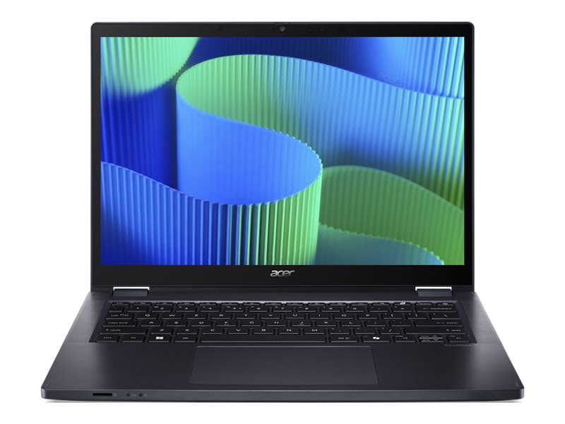 Acer TravelMate TMP414RN-54-TCO-55FP Intel Core Ultra 5 125U Hybrid (2-in-1) 35,6 cm (14") Touchscreen WUXGA 16 GB DDR5-SDRAM 512 GB SSD Wi-Fi 6E (802.11ax) Windows 11 Pro Blau