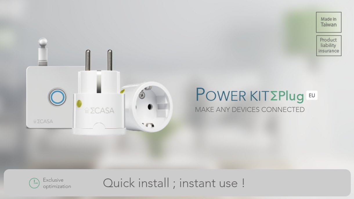 Sigma Casa Home Control Smart Power Kit 2xPlug Für ECentr Sigma Casa Home Control Smart Power Kit 2xPlug Für ECentr