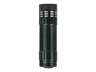Manhattan 3er-Pack LED-Aluminiumtaschenlampe, 45 Lumen Ausgangsleistung, neun LEDs, kompaktes Format, schwarz
