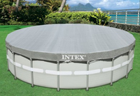 Intex Pool Intex 28040 - Poolabdeckung - Grau - Rund - 4,88 m - 12,8 kg - 146,1 mm