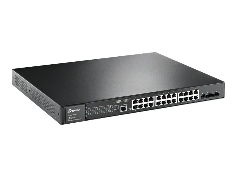 TP-Link Omada SG3428MP Netzwerk-Switch Managed L2+ Gigabit Ethernet (10/100/1000) Power over Ethernet (PoE) 1U Schwarz
