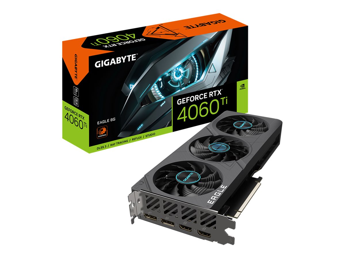Gigabyte GeForce RTX 4060 Ti EAGLE 8G - Grafikkarten Gigabyte GeForce RTX 4060 Ti EAGLE 8G - Grafikkarten