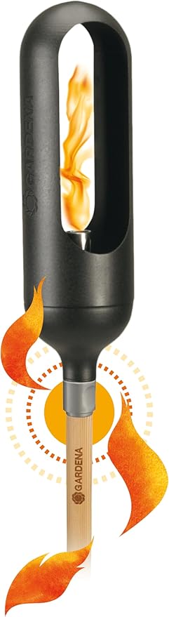 Gardena ClickUp! Fackel: Deko-Leuchte mit 350 ml Fassungsvermögen