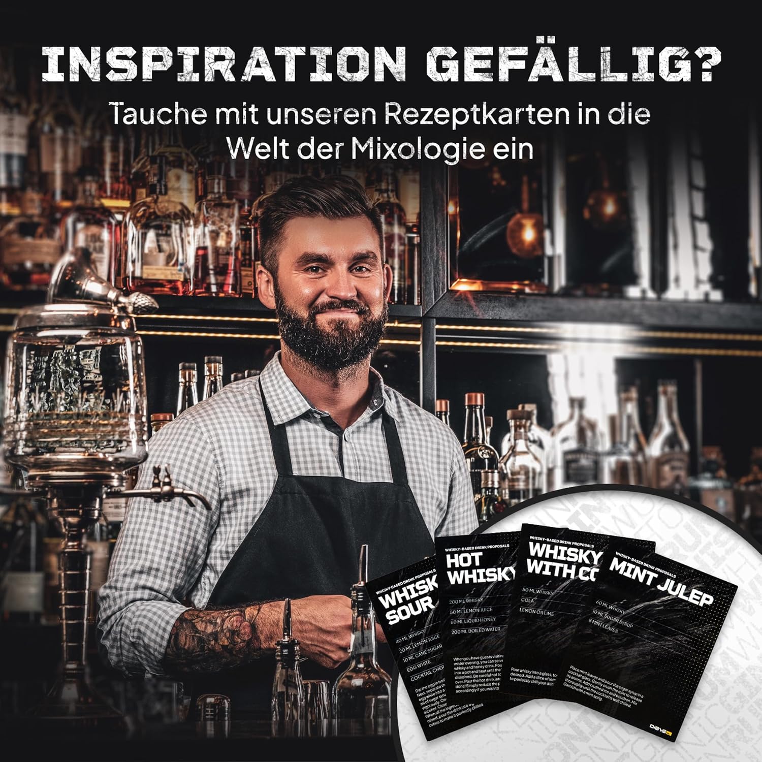 DIBYS WHISKEY  BAUKASTEN SET MIT GEWÜRZEN  MHD 12/26