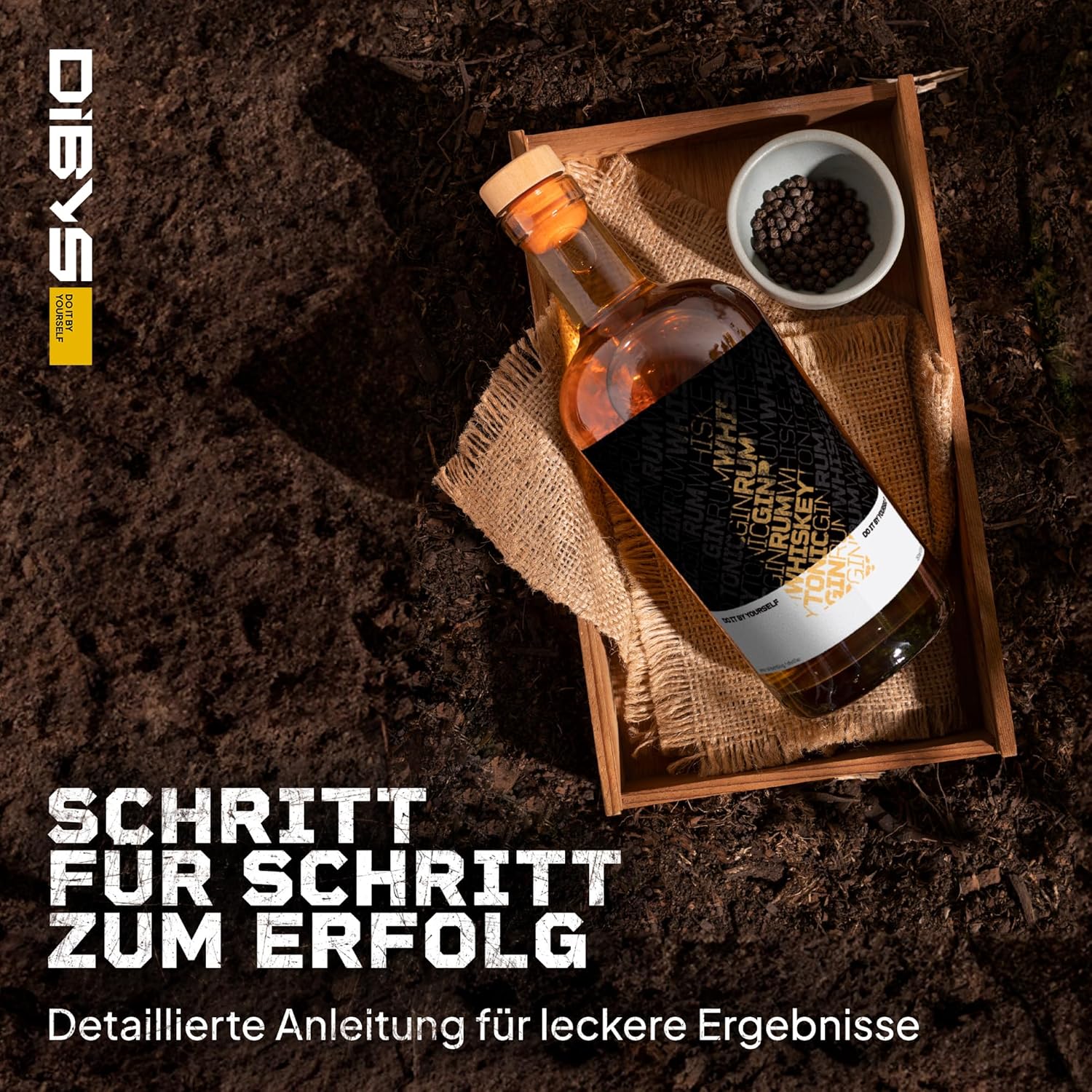 DIBYS WHISKEY  BAUKASTEN SET MIT GEWÜRZEN  MHD 12/26