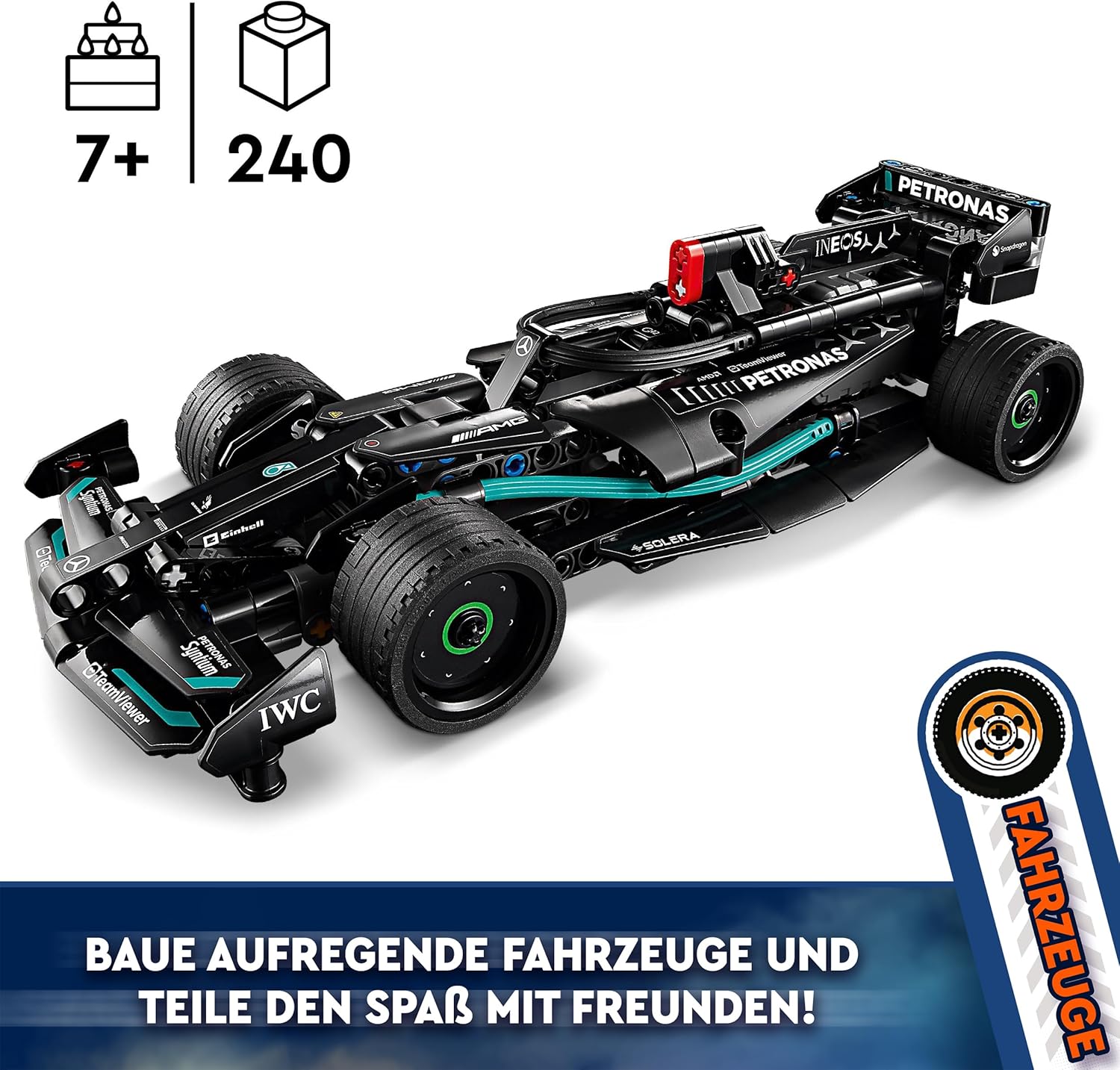 LEGO® 42165 Technic™ - Mercedes-AMG F1 W14 E Performance Pull-Back (240 Teile)