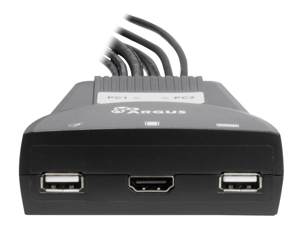 Inter-Tech Argus KVM-LS-21HA HDMI - KVM-/Audio-Switch - 2 x KVM/Audio