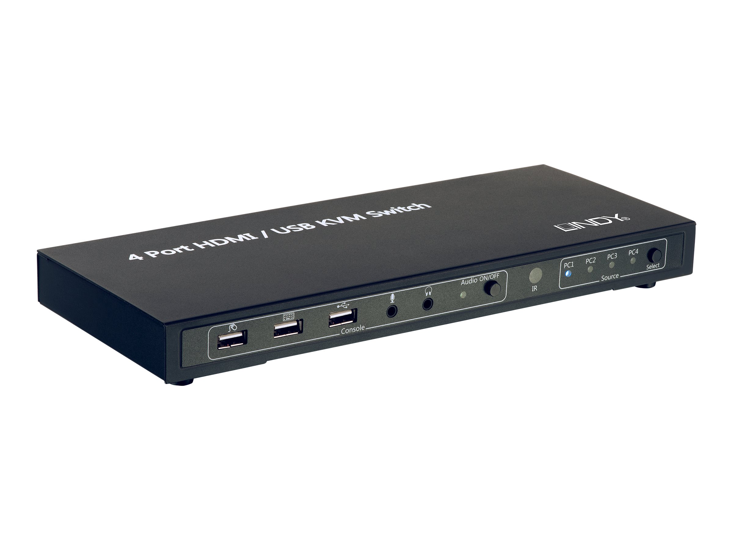 Lindy KVM-/Audio-/USB-Switch - 4 x KVM/Audio/USB