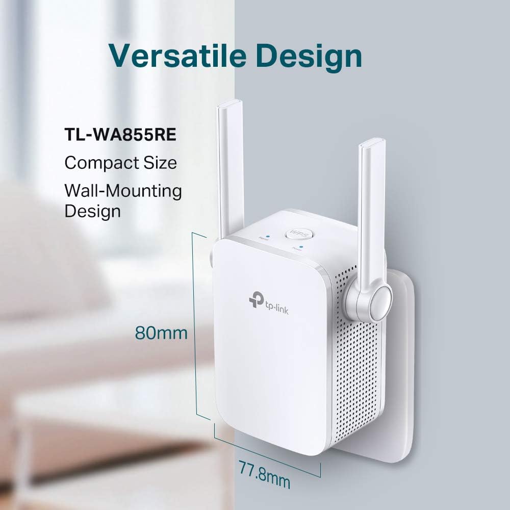 TP-LINK TLWA855RE V2 WIFI RANGE EXTENDER TP-LINK TLWA855RE V2 WIFI RANGE EXTENDER