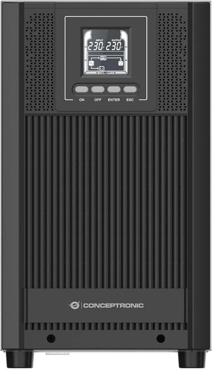 Conceptronic ZEUS USV 3000VA 2700W Online UPS,IEC EPO Port